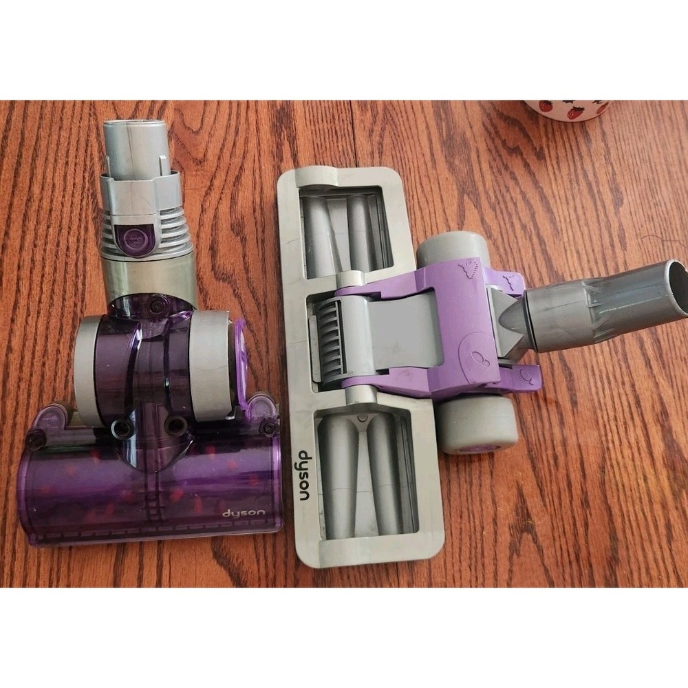 Dyson Mini‎ Turbine Head Tool & Flat Hard Floor Brush DC17/DC14/DC07 Purple